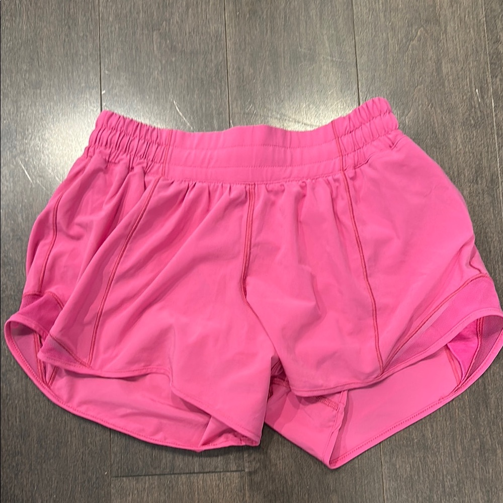 Lukulemon 4” pink hotty hot  Athletic Shorts